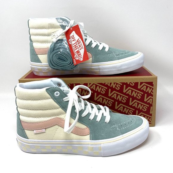 Vans Other - Vans SK8 High Top Pro Washout Blue Suede Skate Sneakers Men's Size VN0A45JD12C